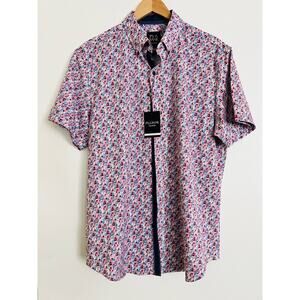 Jos. A. Bank Men's Button-Down Traveler Performance Tailored Stretch Sportshirt